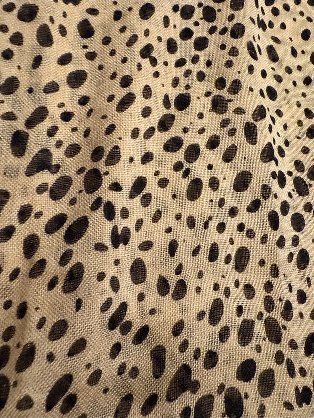 Tory Burch Leopard Print Scarf with Orange Border